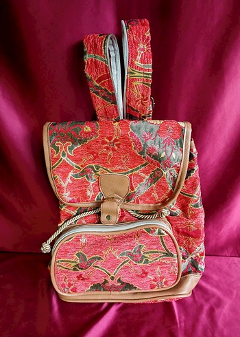 UZAK DOĞU malı Renkli Bohem Kadın Sırt Çantası - Görsel 8