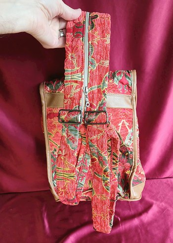 UZAK DOĞU malı Renkli Bohem Kadın Sırt Çantası - Görsel 3