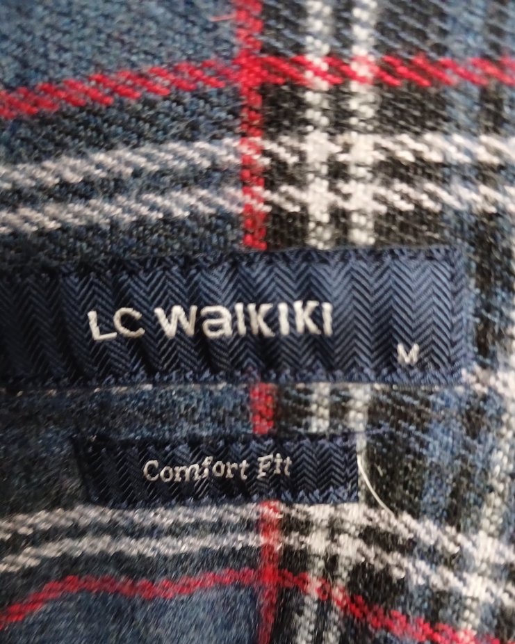LC WAİKİKİ Gri Kareli Erkek ODUNCU Gömlek MEDİUM - Görsel 5