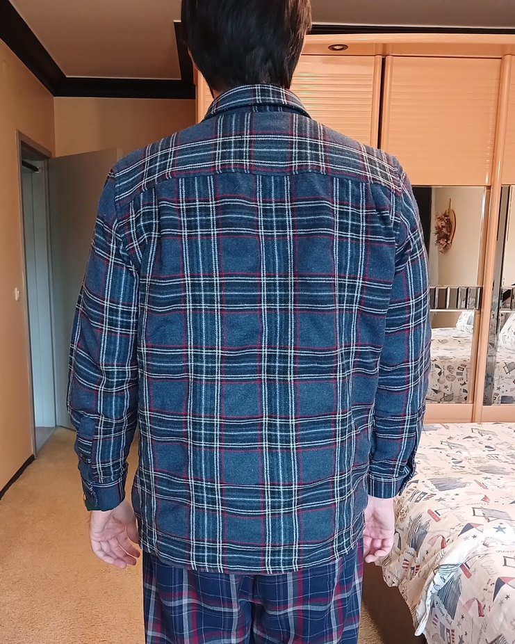 LC WAİKİKİ Gri Kareli Erkek ODUNCU Gömlek MEDİUM - Görsel 4