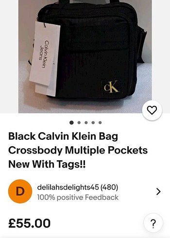 Calvin Klein Siyah omuz Çantası - Görsel 8