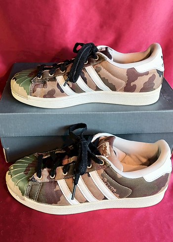 Kadın Kamuflaj Desenli Adidas Sneakers 38NO - Görsel 6