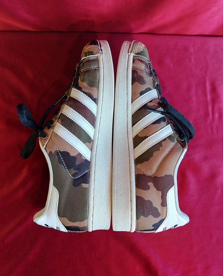 Kadın Kamuflaj Desenli Adidas Sneakers 38NO - Görsel 4