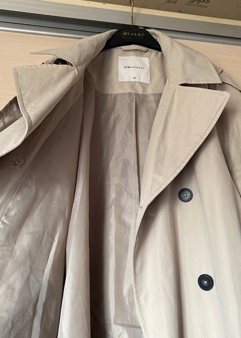 Bej Uzun Kadın Trençkot - Görsel 3