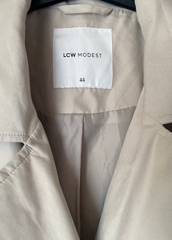 Bej Uzun Kadın Trençkot - Görsel 5