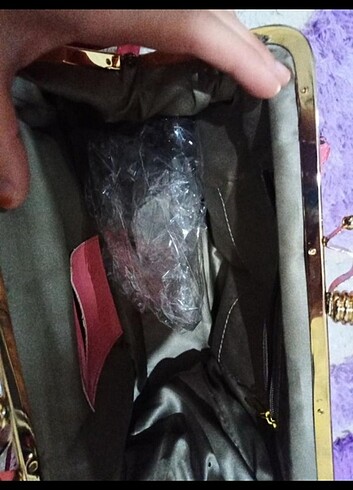 ELMASSE FASİON Pembe kol çantası orjinal