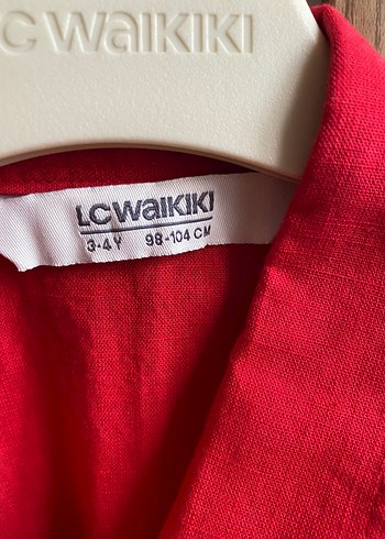 LC Waikiki Kırmızı Kısa Kollu ErkekGömlek