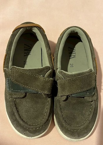 zara Kemer Detaylı Erkek Çocuk Süet Loafer - Görsel 2
