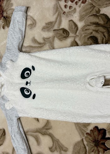 LC Waikiki Bebek Desenli Beyaz Önlük - Görsel 3