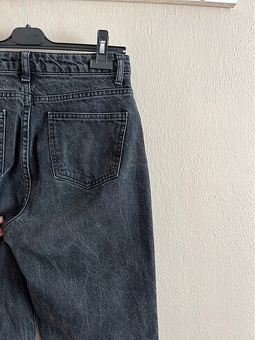 38 Beden siyah Renk Siyah Boru Paça Jean