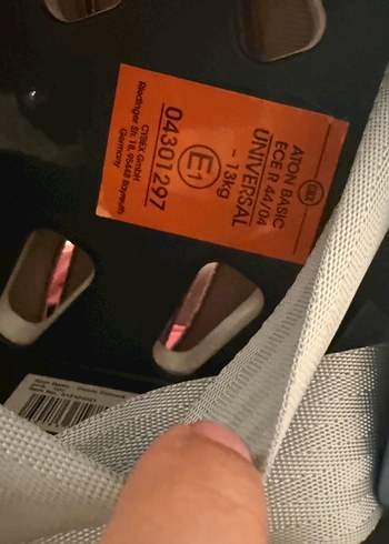 0 - 13 kg Beden kırmızı Renk cybex aton basic ece r44 04