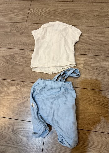 Müslin gömlekli papyonlu takım - Görsel 6