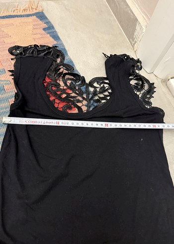 Dantelli Mini Kadın bluz - Üç Renk - Görsel 9