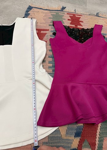 Dantelli Mini Kadın bluz - Üç Renk - Görsel 6