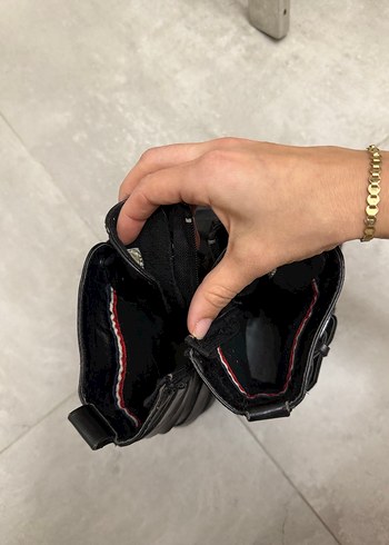 Tokalı Siyah Deri Punk Tarzı Kadın Bot - Görsel 9