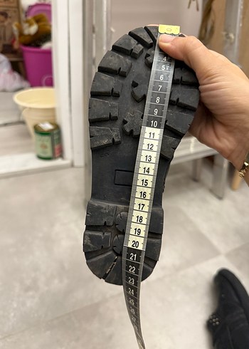 Siyah Deri Tokalı Blok Topuklu Botlar - Görsel 4