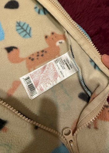 Renkli Baskılı Kahverengi Bebek Tulumu - Görsel 5