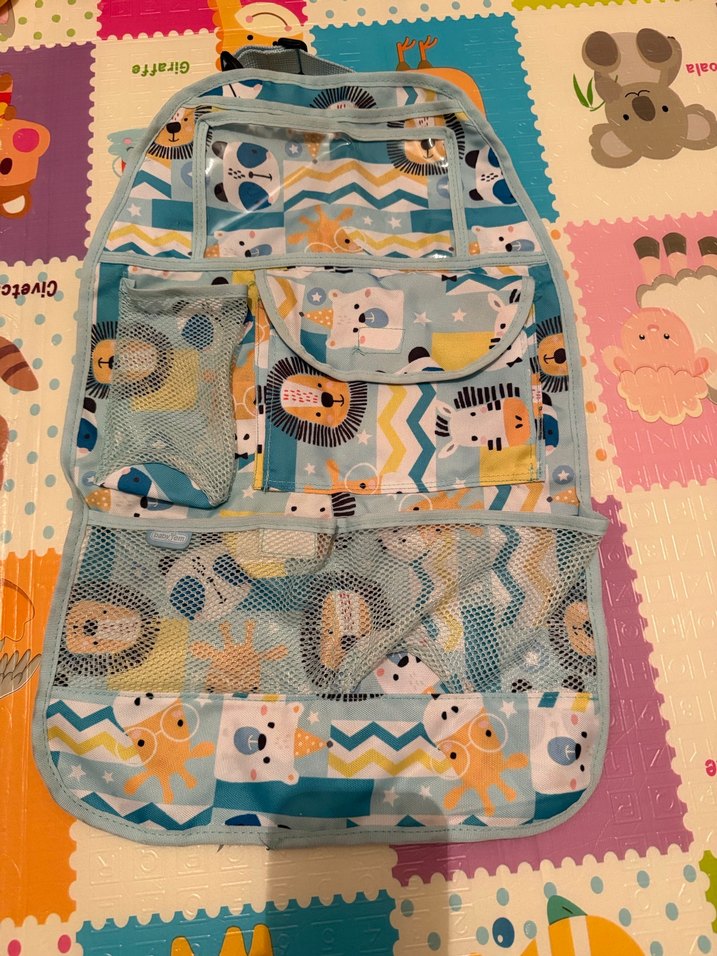 Araba İçi Bebek Çantası Organizeri Mavi - Görsel 2