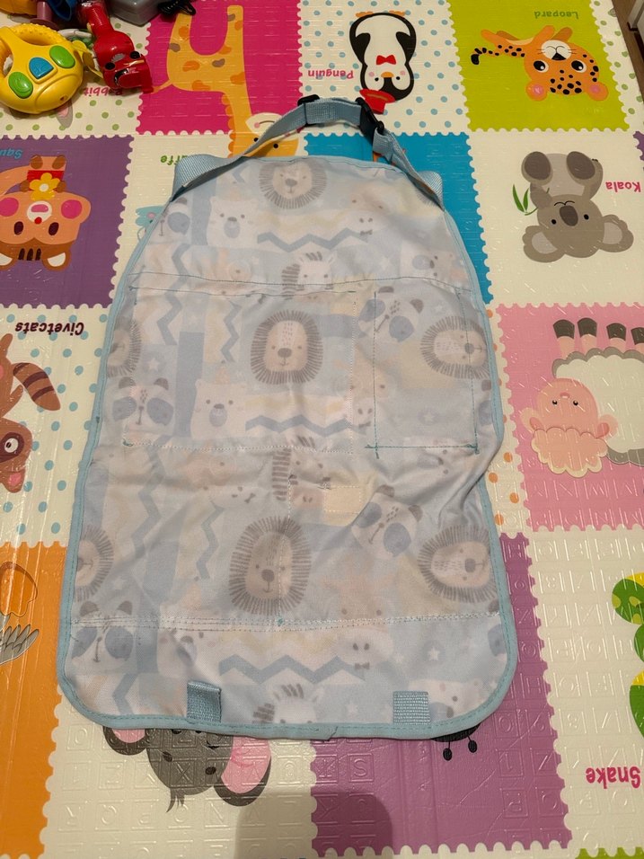 Araba İçi Bebek Çantası Organizeri Mavi - Görsel 3