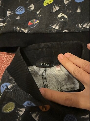 6 Ay Beden gri Renk 12 aylık b&g store alt üst takım