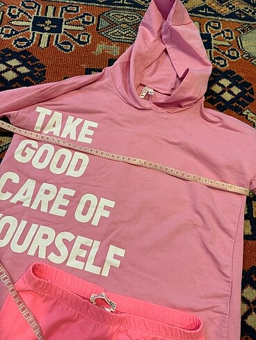 10 Yaş Beden pembe Renk Defacto sweatshirt ve tayt