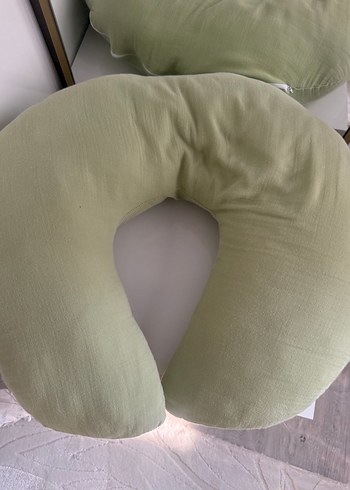 Bej Renkli Pastel Emzirme ve Hamile Yastığı - Görsel 2