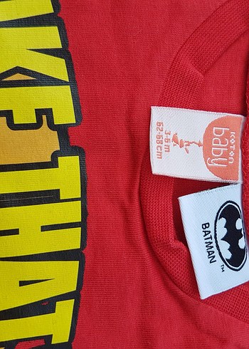 ERKEK ÇOCUK KIRMIZI BASKILI KISA KOL TİŞÖRT - Görsel 2