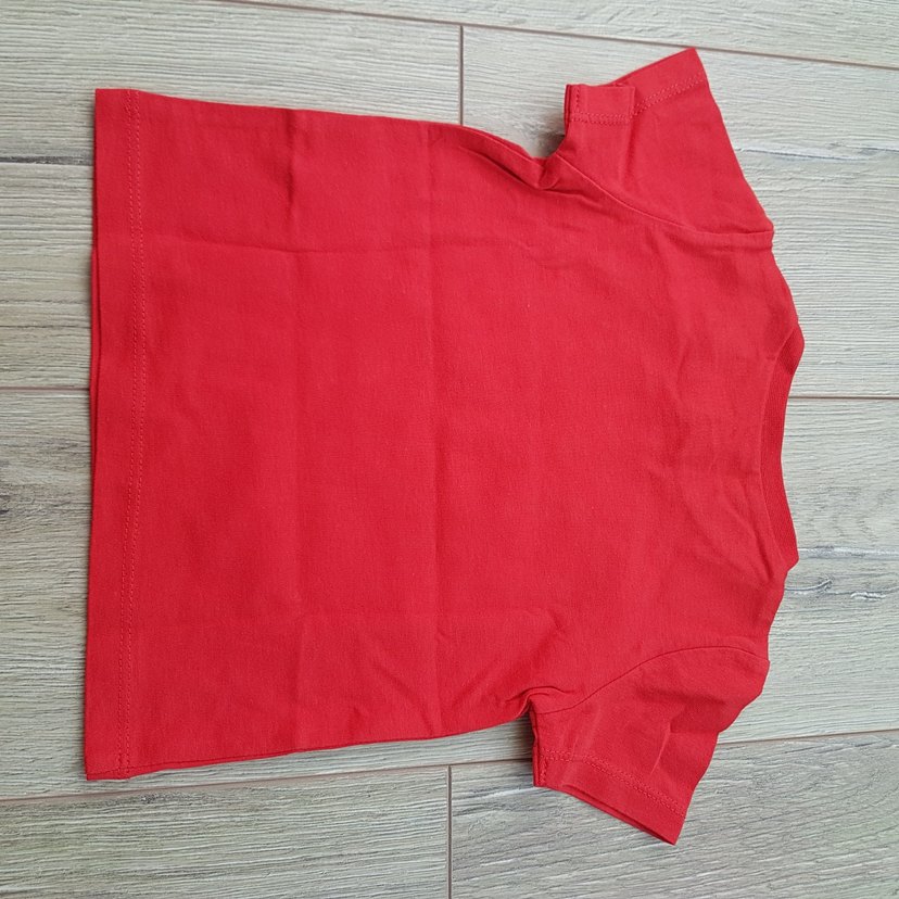 ERKEK ÇOCUK KIRMIZI BASKILI KISA KOL TİŞÖRT - Görsel 3