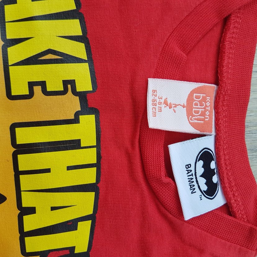 ERKEK ÇOCUK KIRMIZI BASKILI KISA KOL TİŞÖRT - Görsel 2