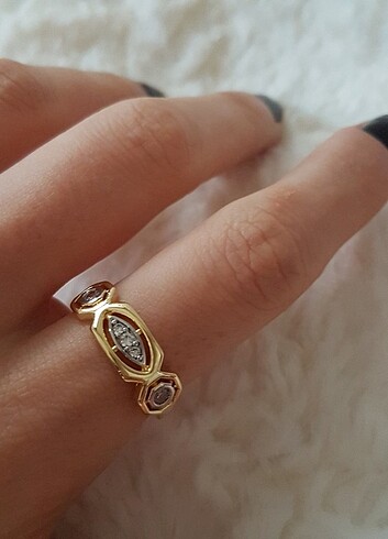 Accessorize Rodyum kaplama yüzük
