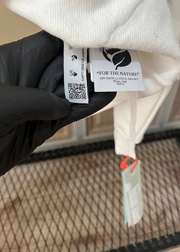 İthal Off White Beyaz Kapüşonlu Erkek Sweatshirt - Görsel 6