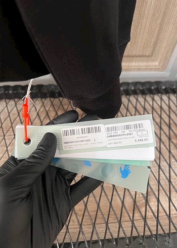 İthal Off White Siyah Kapüşonlu Erkek Sweatshirt - Görsel 6