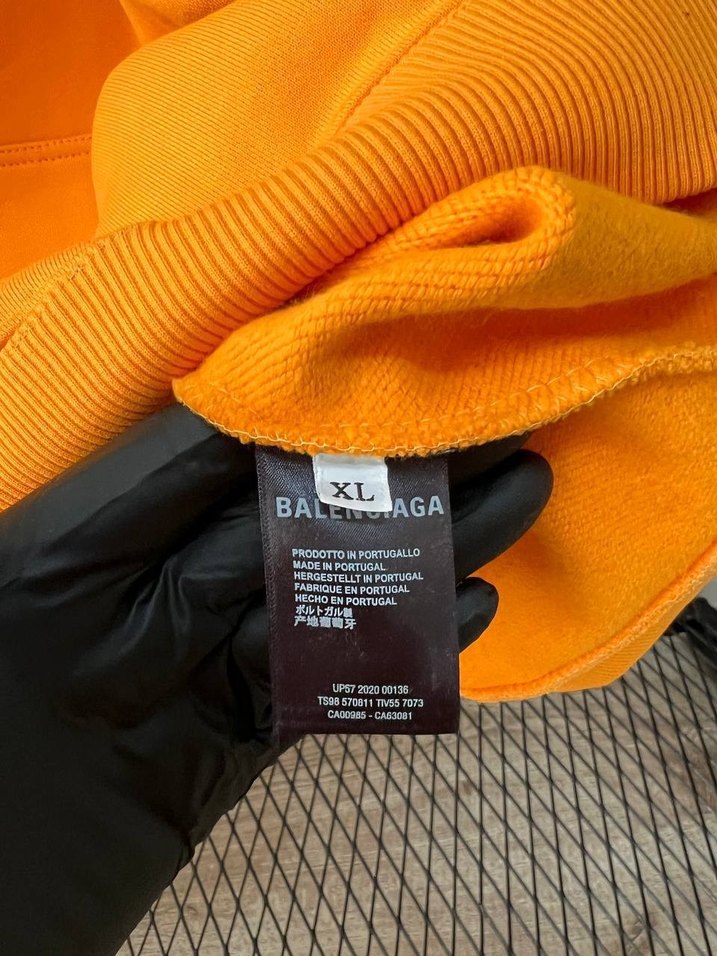 İthal Kapüşonlu Balenciaga Sweatshirt - Görsel 5