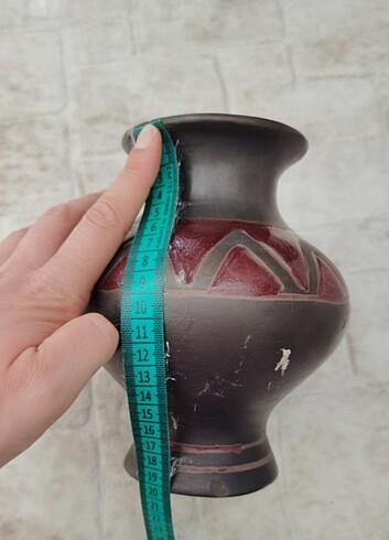 3lü toprak saksı /vazo - Görsel 7