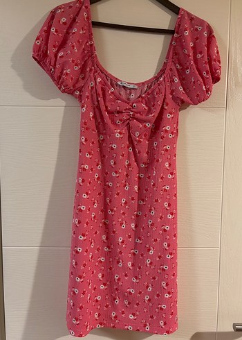 Pembe Mini Stradivarius Elbise
