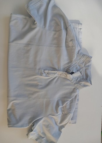 xl Beden gri Renk Gri Erkek Penye Kısa Kollu Polo Yaka Tişört kiğılı marka