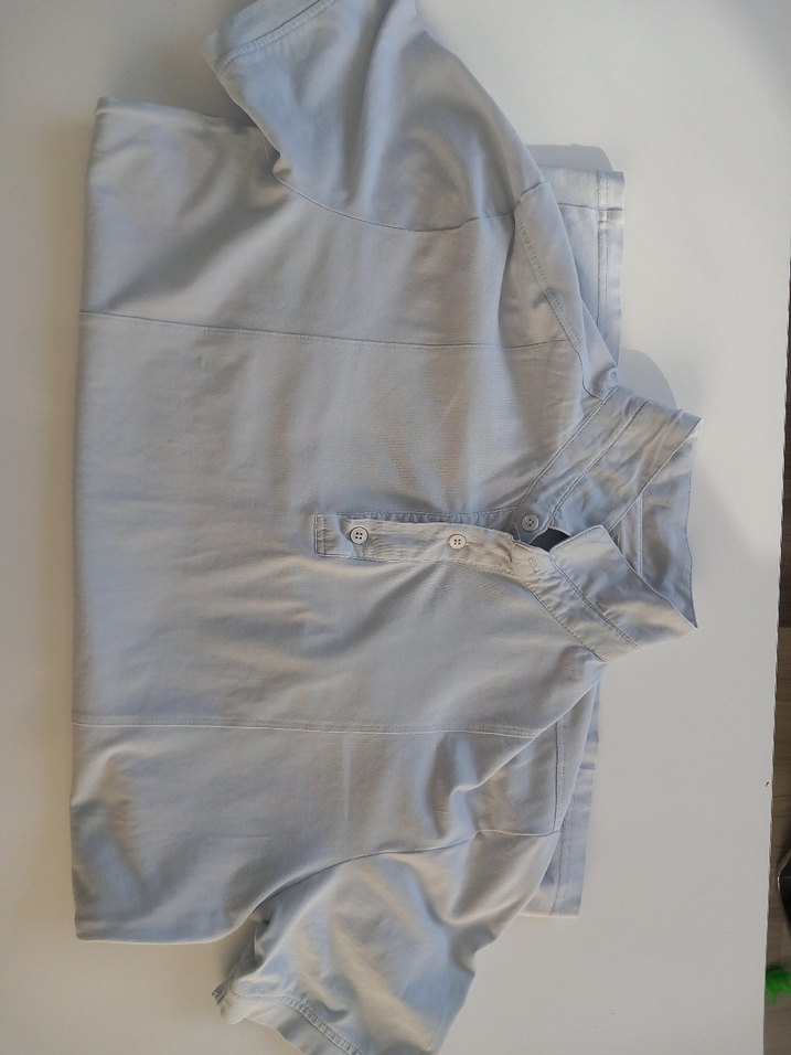 Gri Erkek Penye Kısa Kollu Polo Yaka  Tişört kiğılı marka - Görsel 3