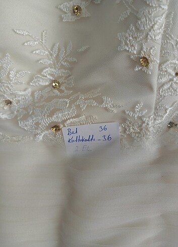 Gelinlik 2.el çok temiz - Görsel 9