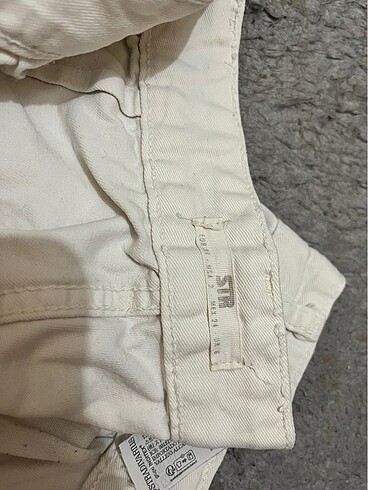 stradivarius kargo krem pantolon