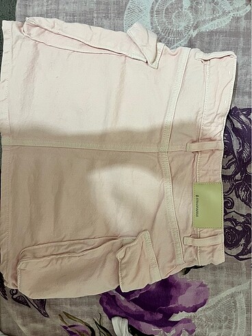 xs Beden STRADİVARİUS TOZ PEMBE MİNİ ETEK