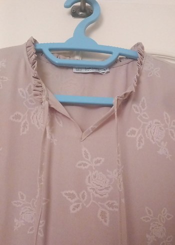 Bej Bohem Uzun Keten Elbise - Görsel 3