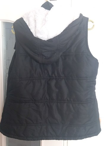 Siyah Fermuarlı Kadın Yelek - Görsel 2