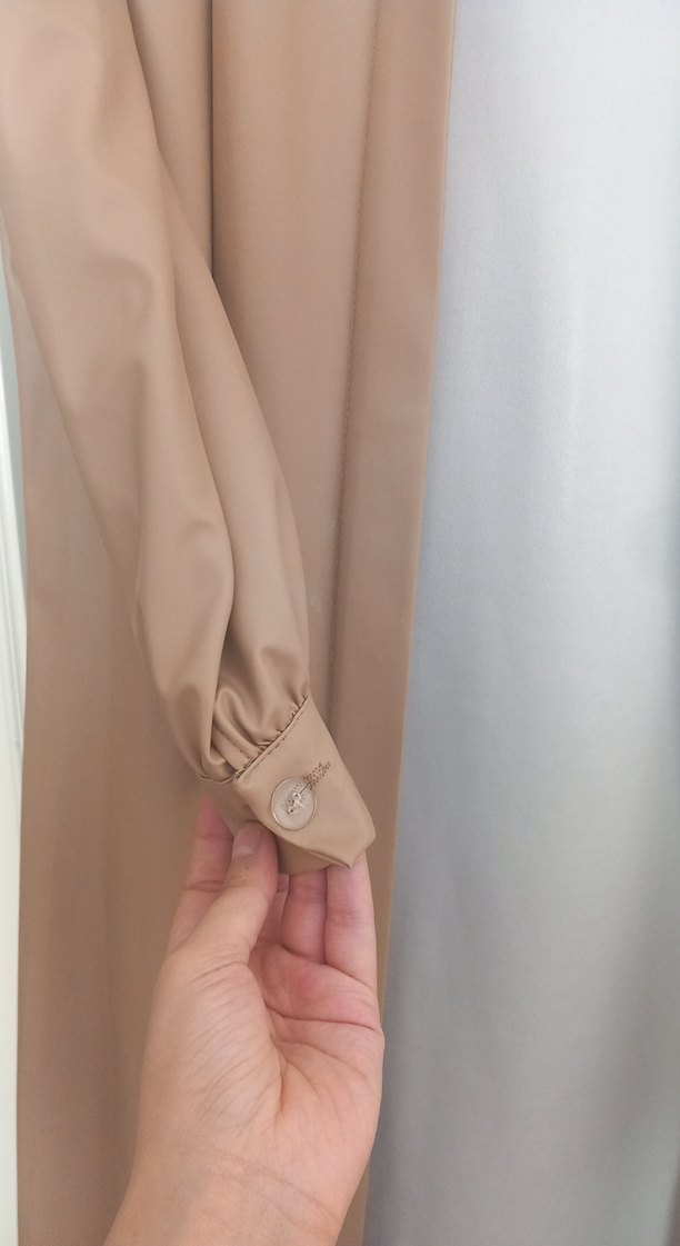 Bej Drapeli Uzun Kaban - Görsel 4