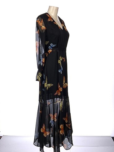 Batik Batik Uzun Elbise %70 İndirimli.