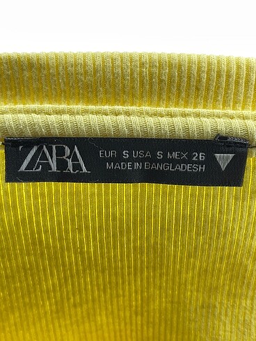 s Beden sarı Renk Zara Bluz %70 İndirimli.