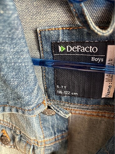 Defacto DeFacto Erkek Çocuk 6-7 Yaş Kot Ceket