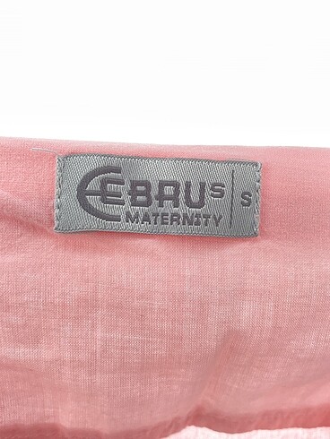s Beden pembe Renk Ebru Maternity Hamile Bluz %70 İndirimli.
