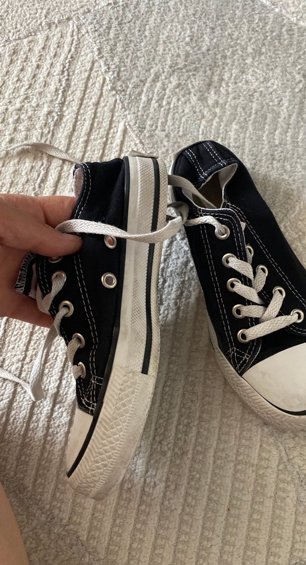 Siyah Bağcıklı çocuk Spor Ayakkabı - Görsel 3