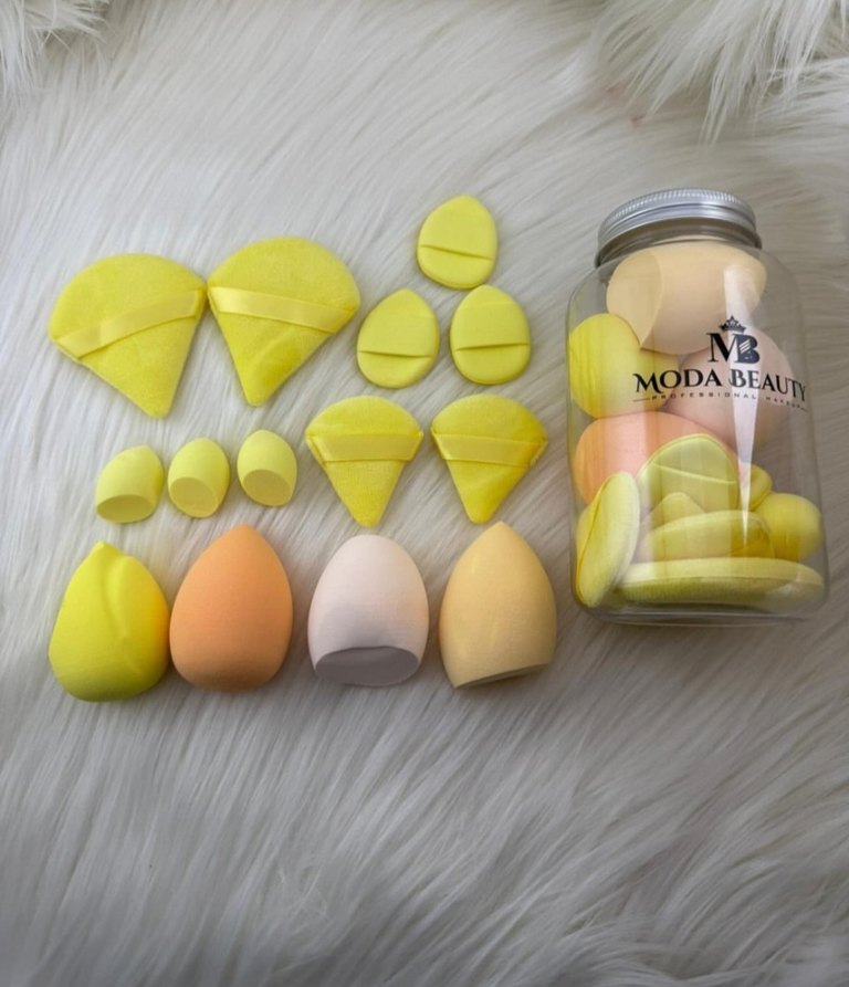 Moda Beauty Pembe Makyaj Süngeri Seti - Görsel 2