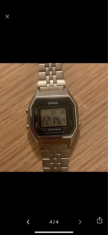 Beden gri Renk orjinal casio kadın saat